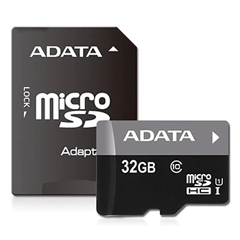 کارت حافظه‌ microSDHC ای دیتا مدل Premier کلاس 10 استاندارد UHS-I U1 سرعت 50MBps همراه با آداپتور SD ظرفیت 32 گیگابایت